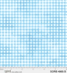Sorbet Gingham 4985 B Blue P and B Textiles